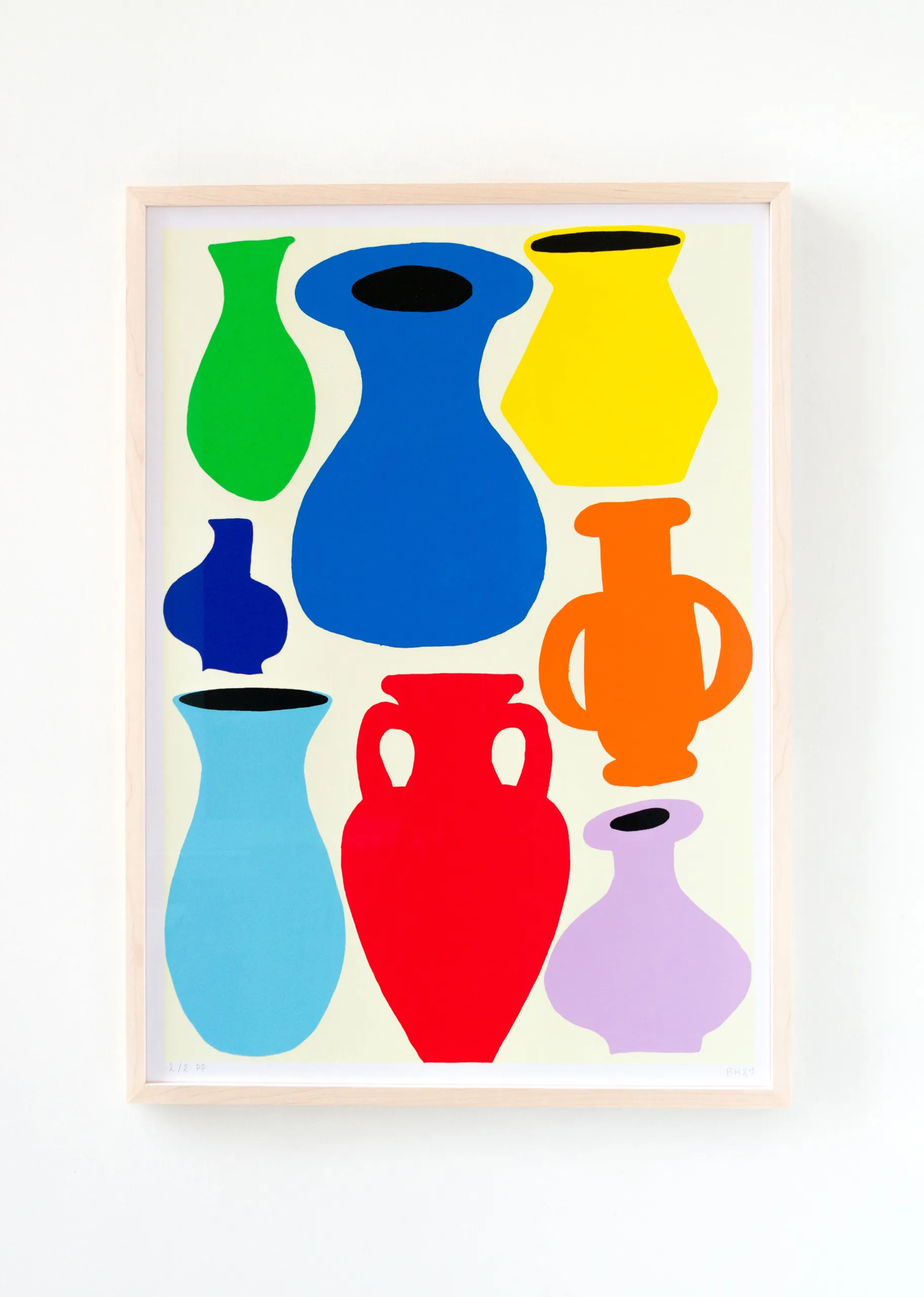 8 vases — installation view 1